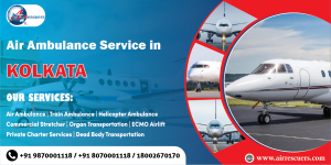 Bed-to-Bed Air Ambulance Transfer Services in Kolkata