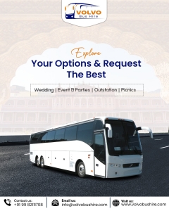 Volvo Bus Hire, Jaipur – Luxury & Reliable Group Travel