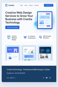 How Crantia’s Web Design Services in Sharjah Increase Engagement