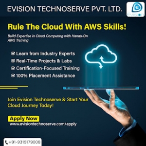 On Job Training with Placement Program in AWS - Evision Technoserve