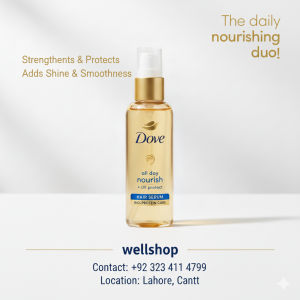 Dove Hair Serum: Silky, Frizz-Free Hair—Imported from the USA by Wellshop