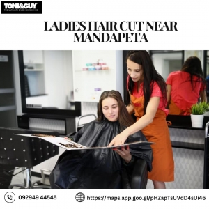 Stylish Ladies Hair Cut Near Mandapeta for a Fresh Look