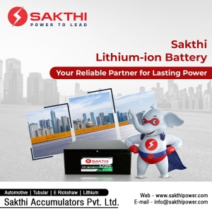 Powering the Future: Sakthi Battery – Reliable Lithium Ion Battery Supplier in Tamil Nadu
