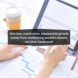 Scaling Smart: Boost Sales Per Person, Not Just Headcount