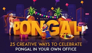 25 Creative ways to celebrate Pongal in office