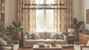 Block Print Curtains: Classic Flair, Functionality, and Wholesale Guidance