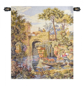 Boucher’s Old Bridge Italian Tapestry – A Timeless Landscape Wall Hanging