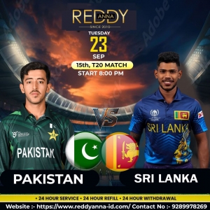 Reddy Anna ID: Your Ultimate Gateway for 24/7 Online Cricket Exchanges – Live Updates on Pakistan vs Sri Lanka in 2025.