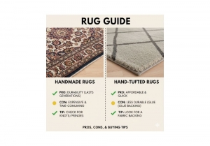 Handmade Rugs or Hand-Tufted Rugs: Pros, Cons, and Buying Tips!