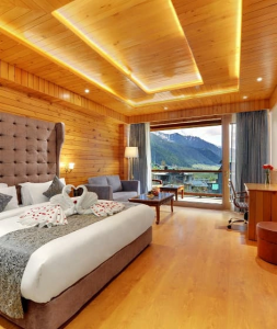 Best Resorts in Manali with Stunning Valley and Snow-Capped Views