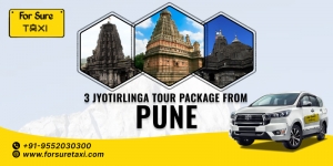 3 Jyotirlinga Tour Package from Pune – A Spiritual Journey with For Sure Taxi