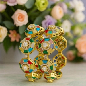 Multicoloured Bangles: Celebrating Artistry, Versatility, and Self-Expression