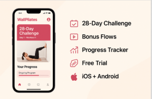 WallPilates App Review: 28-Day Wall Pilates Challenge Tested