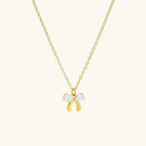 The Bow Necklace: A Feminine Touch of Elegance and Charm