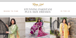 Stunning Pakistani Plus Size Dresses in the UK at Rang Jah