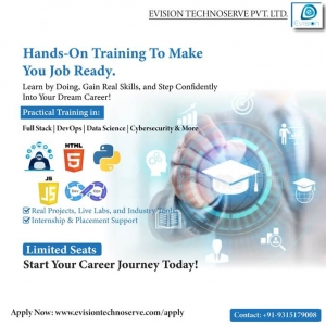 100% Job Placement Guaranteed Courses – Evision Technoserve