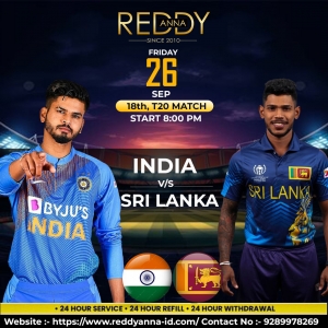 Reddy Anna ID: The Ultimate Online Cricket Experience – Stay Updated on India vs Sri Lanka in Real-Time.