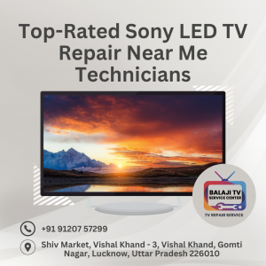 Top-Rated Sony LED TV Repair Near Me Technicians