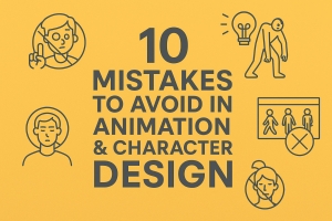 10 Mistakes to Avoid in Animation & Character Design