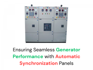 Automatic synchronization panels ensuring seamless generator operations for reliable power supply