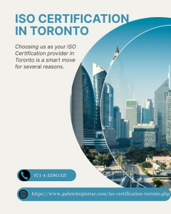ISO Certification in Toronto: Building Trust and Growth with Gabriel Registrar