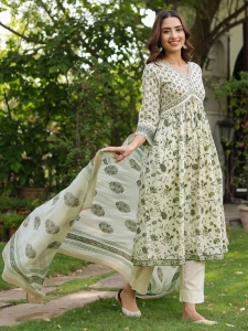 anarkali kurta set with dupatta