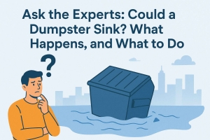 Ask the Experts: Could a Dumpster Sink? What Happens, and What to Do