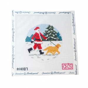 Christmas Needlepoint Canvases | Santa & Holiday Designs