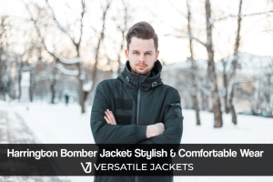 Harrington Bomber Jacket – Stylish & Comfortable Wear