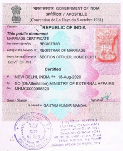 Complete Guide to Marriage Certificate Apostille in India 2025