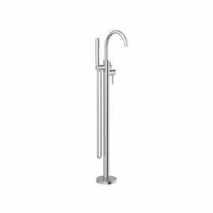 Elevating Bath Time: The Nero Mecca Round Freestanding Mixer with Hand Shower