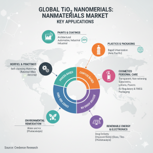 Grade-, Process-, and Application-based Segmentation in the Titanium Dioxide Nanomaterials Industry