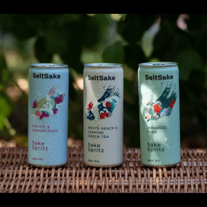 Canned Sake Spritz in UK SeltSake