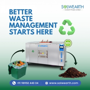 Sustainable Restaurant Waste Management Machine