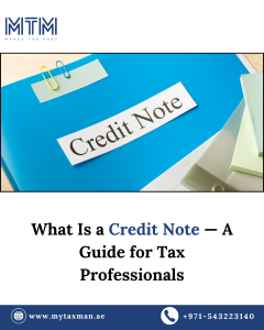 Credit Note — A Guide for Tax Professionals