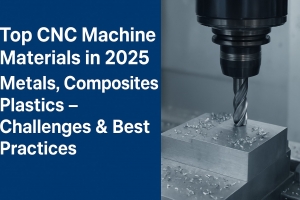 CNC Machine Materials in 2025: Metals, Composites, Plastics