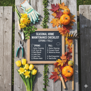 Seasonal Home Maintenance Checklist (Spring / Fall)