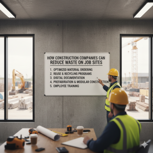How Construction Companies Can Reduce Waste on Job Sites