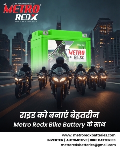 Metro Redx – Best Bike Battery Manufacturer in India for Power & Performance
