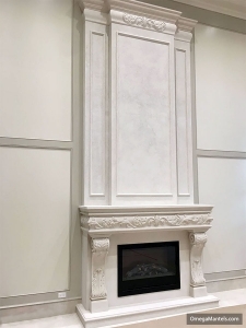 Warmth and Style with Cast Stone Fireplace Mantels in NYC