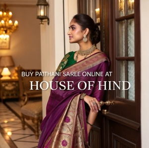 Buy Paithani Saree Online at House of Hind