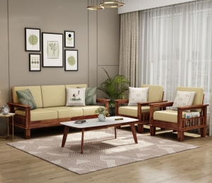 Wooden Sofa: A Classic Statement of Comfort and Elegance