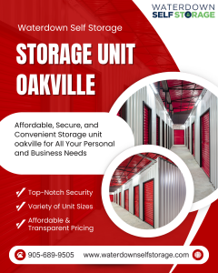 Storage Unit Oakville: Maximize Space and Simplify Your Life