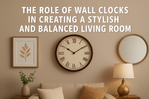 The Role of Wall Clocks in Creating a Stylish and Balanced Living Room