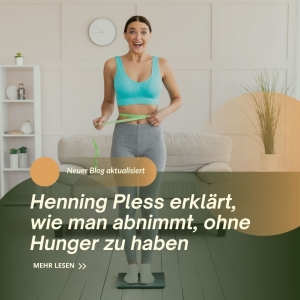 Henning Pless erklärt, wie man abnimmt, ohne Hunger zu haben