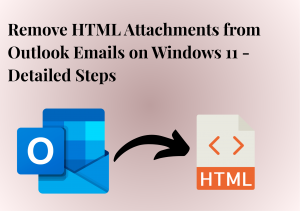Remove HTML Attachments from Outlook Emails on Windows 11 - Detailed Steps