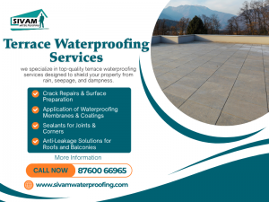 Sivam Water Proofing in Preventing Roof Damage with Terrace Water Proofing