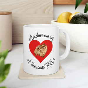 Cute and Funny Mugs and Teacups for Pomeranian Dog Lovers