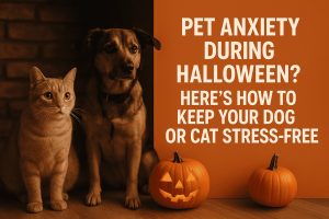 Pet Anxiety During Halloween? Here’s How to Keep Your Dog or Cat Stress-Free