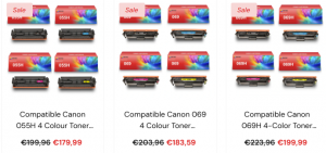 HP & Canon Toner Multipack Aanbieding Nederland